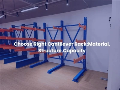 Scegli lo scaffale cantilever giusto: materiale, struttura, capacità